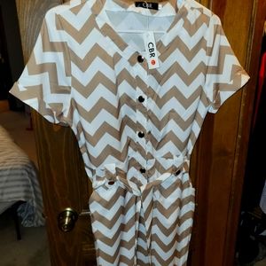 NWT Chevron print dress